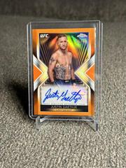 Justin Gaethje [Orange Refractor] #MEA-JGA Ufc Cards 2024 Topps Chrome UFC Main Event Autograph Prices