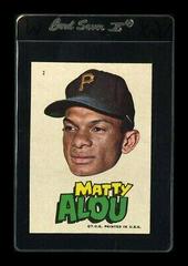 Matty Alou #2 Baseball Cards 1967 Topps Pirates Stickers Prices