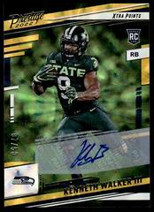 Kenneth Walker III [Signature Gold] Football Cards 2022 Panini Prestige Prices