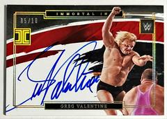 Greg Valentine [Holo Gold] Wrestling Cards 2022 Panini Impeccable WWE Immortal Ink Autographs Prices