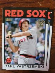 Carl Yastrzemski #86B-44 Baseball Cards 2021 Topps Update 1986 35th Anniversary Prices