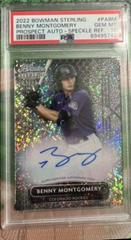 Benny Montgomery [Speckle] #PA-BM Baseball Cards 2022 Bowman Sterling Prospect Autographs Prices