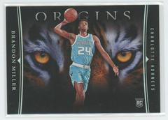 Brandon Miller #3 Basketball Cards 2023 Panini Origins Tiger Eyes Prices