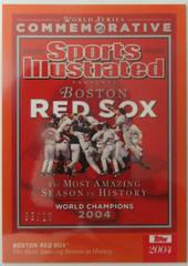 Boston Red Sox [Orange] #6 Baseball Cards 2021 Topps X Sports Illustrated Prices