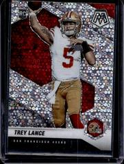 Trey Lance [No Huddle Silver] Football Cards 2021 Panini Mosaic Rookie Variations Prices