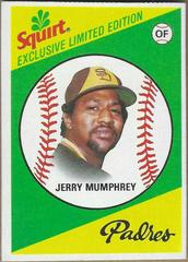 Jerry Mumphrey #23 Baseball Cards 1981 Squirt Prices