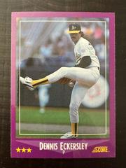 Dennis Eckersley #104 Baseball Cards 1988 Score Glossy Prices