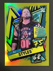 AJ Styles [Yellow] Wrestling Cards 2021 Topps Slam Attax Chrome WWE Prices