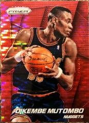 Dikembe Mutombo [Red Pulsar Prizm] #160 Basketball Cards 2014 Panini Prizm Prices