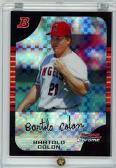 Bartolo Colon [Xfractor] #85 Baseball Cards 2005 Bowman Chrome Prices