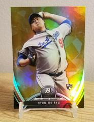 Hyun Jin Ryu [Gold] #96 Baseball Cards 2013 Bowman Platinum Prices