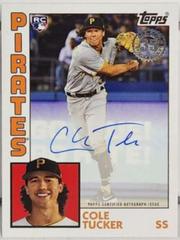 Cole Tucker #CT Baseball Cards 2019 Topps Update 1984 Baseball Autographs Prices