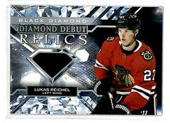 Lukas Reichel [Autograph Patch] #DD-LR Hockey Cards 2022 Upper Deck Black Diamond Debut Relics Prices