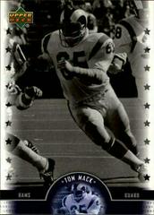 Tom Mack #20 Football Cards 2005 Upper Deck Legends Prices