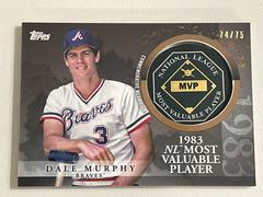 Dale Murphy [Gold] #MVP-DM Baseball Cards 2023 Topps Update MVP Medallion Prices