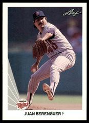 Juan Berenguer #169 Baseball Cards 1990 Leaf Prices