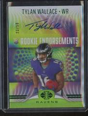 Tylan Wallace [Green] #RE-26 Football Cards 2021 Panini Illusions Rookie Endorsements Autographs Prices