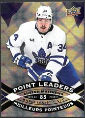Auston Matthews #PL-18 Hockey Cards 2023 Upper Deck Tim Hortons Point Leaders Prices