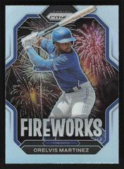 Orelvis Martinez [Silver] #F5 Baseball Cards 2023 Panini Prizm Fireworks Prices