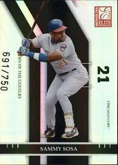 Sammy Sosa #82 Baseball Cards 2004 Donruss Elite Prices