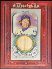 Ron Santo #MFR-RS Baseball Cards 2022 Topps Allen & Ginter Mini Framed Relics Prices