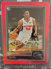 Saben Lee [Red] #107 Basketball Cards 2020 Panini One and One Prices