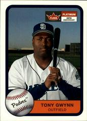 Tony Gwynn #140 Baseball Cards 2001 Fleer Platinum Prices