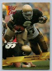 Jerome Bettis #159 Football Cards 1993 Wild Card Prices