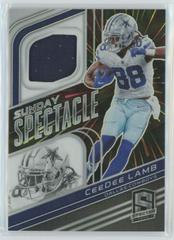 CeeDee Lamb [Hyper] #SS-CLA Football Cards 2022 Panini Spectra Sunday Spectacle Prices