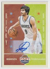 Ricky Rubio Autograph #68 Basketball Cards 2012 Panini Past & Present Prices