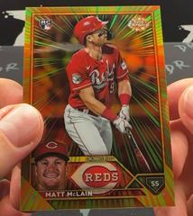 Matt McLain Baseball Cards 2023 Topps Chrome Radiating Rookies Prices