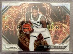 Damian Lillard [Mojo] #14 Basketball Cards 2023 Panini Prizm Fireworks Prices
