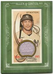 Giancarlo Stanton #MFR-GS Baseball Cards 2023 Topps Allen & Ginter Mini Framed Relics Prices