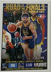 Klay Thompson #67 Basketball Cards 2022 Panini Hoops Road to the Finals Prices