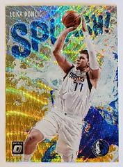 Luka Doncic [Gold Wave] #4 Basketball Cards 2021 Panini Donruss Optic Splash Prices