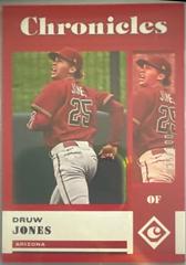 Druw Jones [Red] Baseball Cards 2023 Panini Chronicles Prices