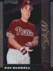 Pat Burrell #175 Baseball Cards 1999 Bowman Chrome Gold Prices
