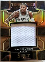Dejounte Murray [Copper] #TM-DM Basketball Cards 2022 Panini Select Throwback Memorabilia Prices