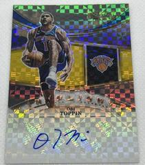Obi Toppin [Gold] #IFS-OBI Basketball Cards 2022 Panini Select In Flight Signatures Prices