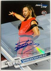 Shinsuke Nakamura [Silver Autograph] #160 Wrestling Cards 2017 Topps WWE Then Now Forever Prices