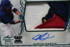 Austin Martin [Green] #PA-AM1 Baseball Cards 2020 Leaf Trinity Patch Autographs Prices