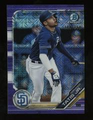 Fernando Tatis Jr. [Looking Up Purple Refractor] #25 Baseball Cards 2019 Bowman Mega Box Chrome Prices