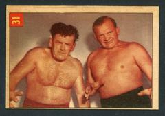 Lee Henning [Lucky Premium Back] #31 Wrestling Cards 1954 Parkhurst Prices