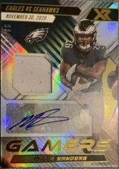 Miles Sanders #GA-MS Football Cards 2022 Panini XR Gamers Autographs Prices