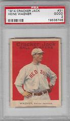 Heine Wagner #31 Baseball Cards 1914 Cracker Jack Prices