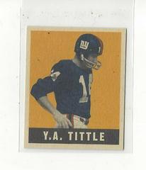 Y.A. Tittle #22 Football Cards 1997 Leaf Reproductions Prices
