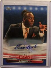 Booker T [Autograph Blue] #11 Wrestling Cards 2019 Topps WWE RAW Prices