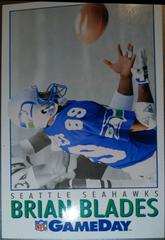 Brian Blades Football Cards 1992 Fleer Gameday Prices