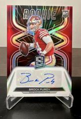 Brock Purdy [Hyper] #40 Football Cards 2022 Panini Spectra Rookie Autographs Prices