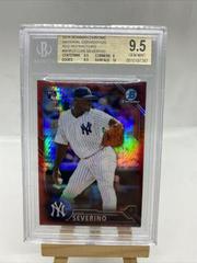 Luis Severino [Red] Baseball Cards 2016 Bowman Chrome National Refractors Prices